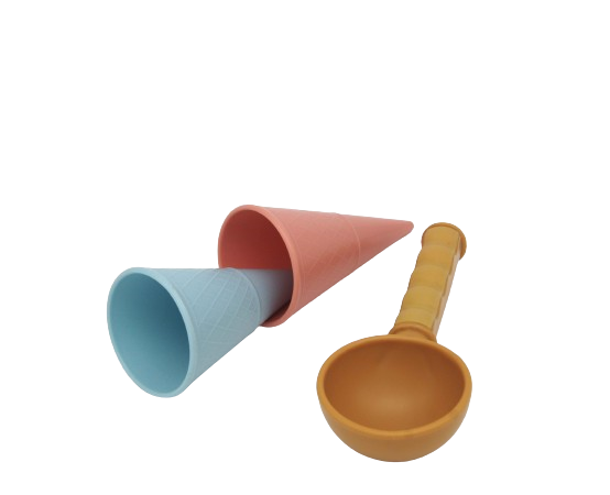 Ice Cream ECO - ice cream toy set made from sustainable organic plastic