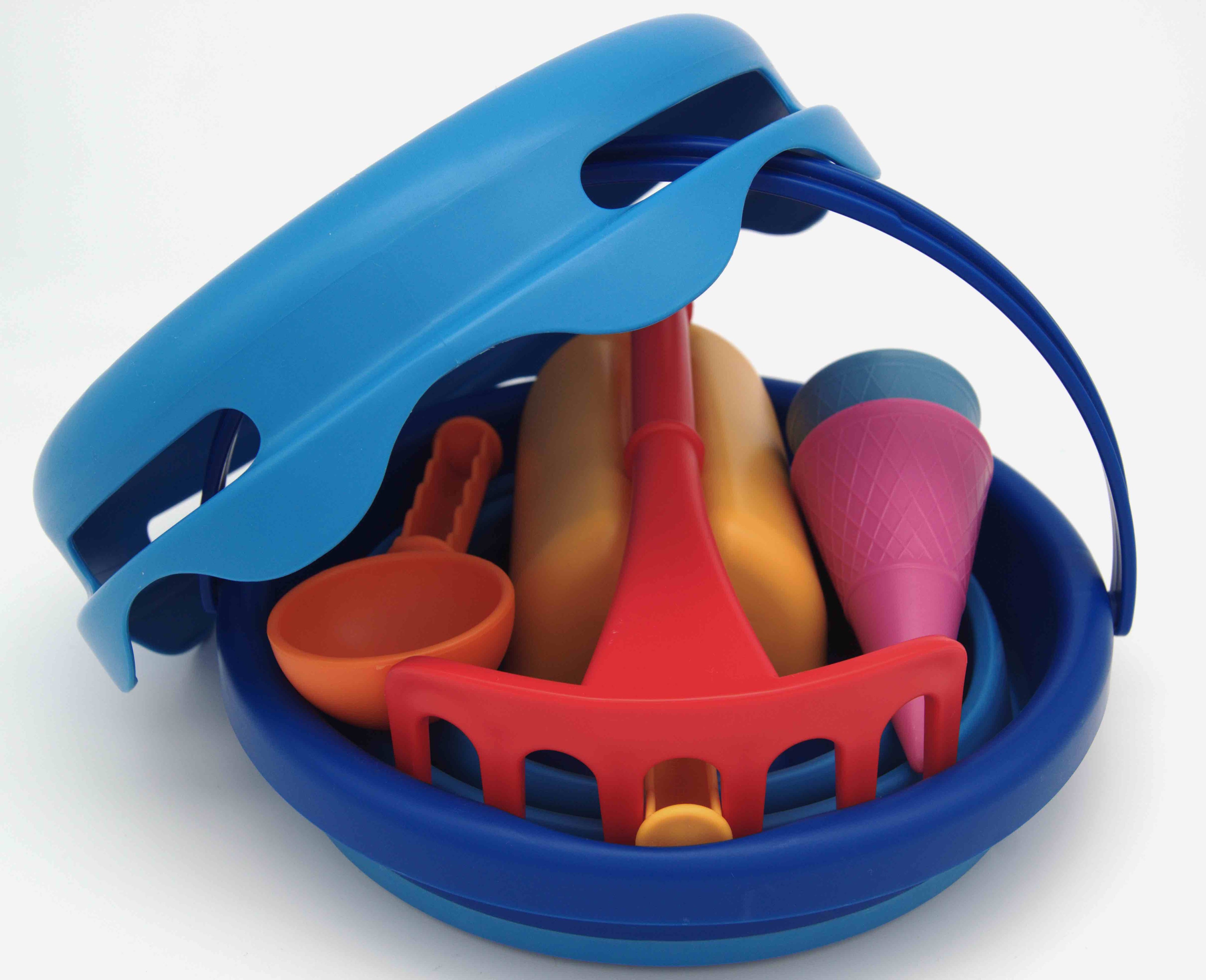 7in1 Sand Toys - jouets de sable 7 pièces bleu